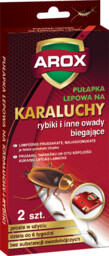 Arox Pułapka lepowa na karaluchy rybiki i inne owady biegające 2 szt.