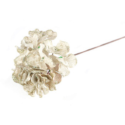 Sztuczna hortensja kremowa - 60 cm - 1 szt.