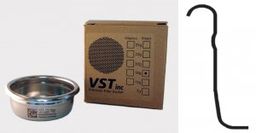 Precyzyjny filtr ze stali nierdzewnej do espresso VST 18 gram - standardowy (z wypustką z boku)