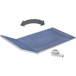 Schedpol brodzik posadzkowy podpłytkowy ruszt Slim Lux Plate 130+50x90x5cm 10.113/OLPL