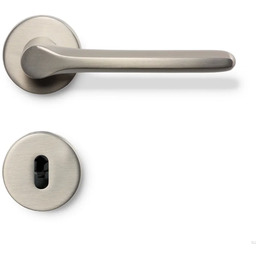 Klamka do drzwi Sintra Aluminiowa Srebrna Szczotkowana