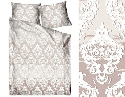 Greno Pościel satynowa 160x200 Vievien ornamenty