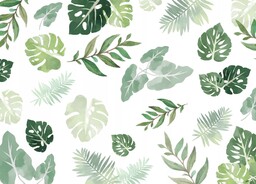 Fototapeta do sypialni Egzotyczne liście 320x230cm