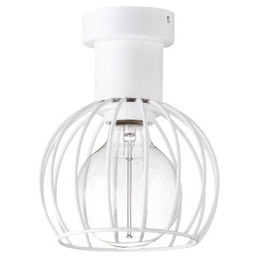 Lampa plafon 1pkt LUTO KOŁO biała