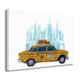 Taxi New York - Obraz na płótnie