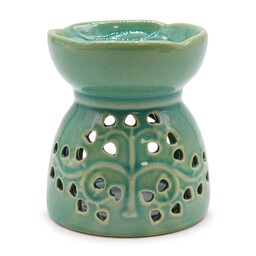 Kominek Zapachowy Ceramiczny Niebieski Drzewo Życia