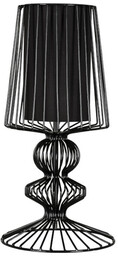 Druciana lampa stołowa AVEIRO Black wys. 43cm 5411