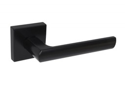 Klamka drzwiowa GAMET UNICO DH40-26JK-L31 z rozetą kwadratową, czarny mat