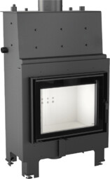 Kominek z płaszczem wodnym KRATKI MBM 12 kW Ø