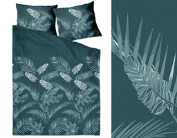 Greno Pościel satynowa Gold Line Misty Jungle