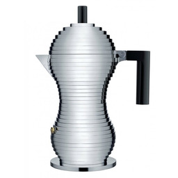Alessi PULCINA Kawiarka - Zaparzacz do Espresso 300 ml / Czarna Rączka