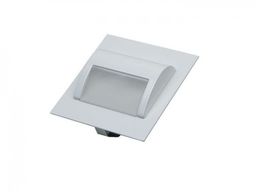 Oprawa schodowa LED 1,5W 12V biała zimna - obudowa biała