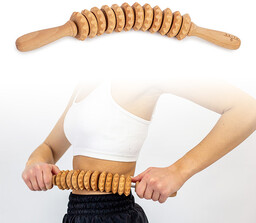 Profilowany drewniany masażer Akito