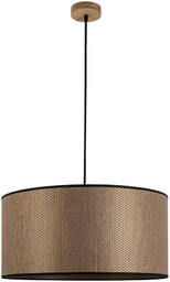 Benita Black Lampa Wisząca 1xE27 Max.40W Dąb Olejowany//Brązowy-Czarny-Złoty 1017400711550