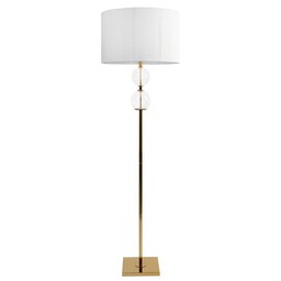 Eurofirany Lampa podłogowa Ariana 02 50x30x167 biała złota