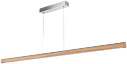 Conor Lampa Wisząca 1xLED 24V Int. 45W Nikiel mat/Dąb Olejowany ściemniacz dotykowy (1600mm) 1017411500000