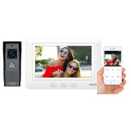 EURA Wideodomofon VDP-45A3-TY Alpha+ Biały Wi-Fi