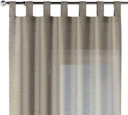 Zasłona na szelkach 1 szt., ciemny beż, Alara Premium