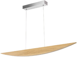 Dubai Lampa Wisząca 1xLED 24V Int.14W Nikiel mat/Dąb Olejowany ściemniacz dotykowy 1017401400000