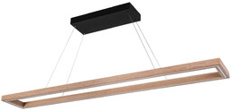 Legno Lampa Wisząca 3xLED 24V 80W Int.Czarny/ Dąb Olejowany ściemniacz dotykowy 1037416000000