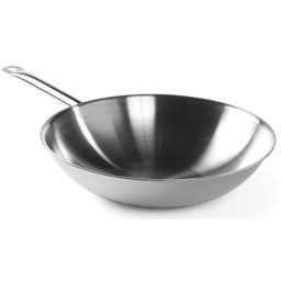 Hendi Patelnia Wok - bez pokrywki Kitchen Line, średnica 36cm I Hendi