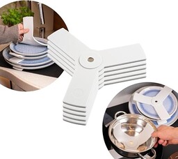 Silwy  zestaw adapterów magnetycznych (zestaw 5 szt.) do istniejących talerzy, misek, przyborów kuchennych, garnków, patelni i wielu innych  5-częściowy zestaw, system magnetyczny do doposażenia,