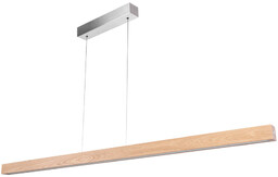 Leon Lampa Wisząca 3xLED 24V Int. 58W Nikiel mat/Dąb Olejowany ściemniacz dotykowy (1600mm) 1037410300000