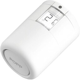 POPP Zigbee termostat grzejny, kompatybilny z SmartThings & Alexa  oszczędność do 30% kosztów ogrzewania  sterowanie ogrzewaniem za pomocą radia Zigbee, termostat grzejny w zestawie adapter + baterie  termostat grzejnikowy