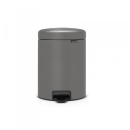 Brabantia Poland Sp. Z.o.o Kosz Pedałowy NEWICON 5L Mineral Concrete Grey