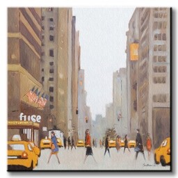7th Avenue - New York - Obraz na płótnie