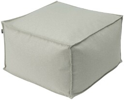 Puf ogrodowy, jasnoszary, 65 x 65 x 38 cm, Outdoor Oasis