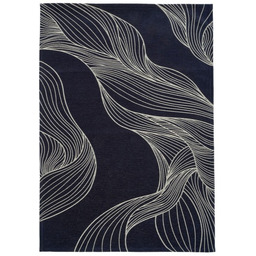 Dywan art deco NEPTUN Blue Łatwoczyszczący Niebieski