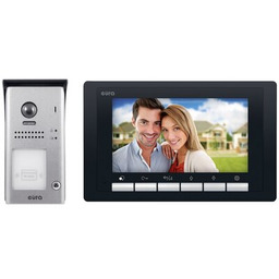 EURA Zestaw wideodomofonowy VDP-61A5/N Czarny