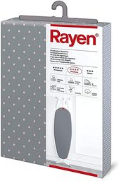 Rayen - Pokrowiec na Deskę do Prasowania, 130x47 cm, 3 Warstwy, 100% Bawełna, Mikroperforowany, Uniwersalny