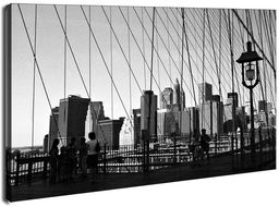 Nowy Jork. New York Bridge - obraz na płótnie Wymiar do wyboru: 80x60 cm