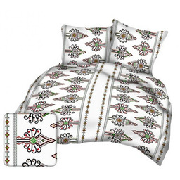 Karo Pościel z kory 140x200 biała kolorowa parzenica góralska A1017 Kora 23