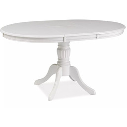 Stół okrągły rozkładany Olivia biały