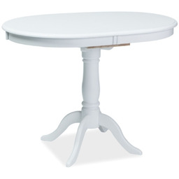 Stół Dello biały rozkładany 100 129 cm