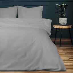 Darymex Pościel satynowa 140x200 popielata 024 jednobarwna