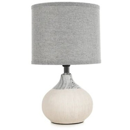 EUROFIRANY Lampka stołowa Amiri 461189 Kremowo-popielaty