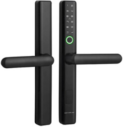 Zamek elektroniczny z kontrolą dostępu na odcisk palca, kartę RFID, PIN, dotykowa klawiatura SecureEntry-HL100