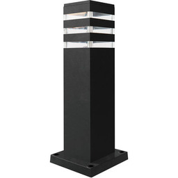 Stojąca LAMPA ogrodowa TEKSAS 316172 Polux zewnętrzna OPRAWA słupek outdoor IP44 czarny