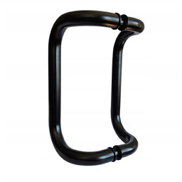 Pochwyt uchwyt antaba drzwiowa do drzwi rozstaw 300mm czarny