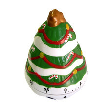 Minutnik mechaniczny świąteczna choinka