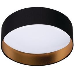 KANLUX Plafon sufitowy Rifa LED 17.5W NW B/G Czarno-złoty