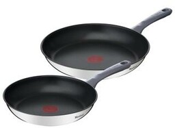 Tefal Daily Cook G7132S55 Indukcja Tytanowa 24cm, 28cm Zestaw patelni