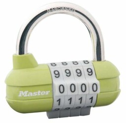 Kłódka szyfrowa Masterlock 1523EURD zielona