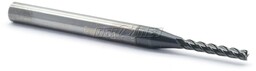 PAFANA Frez 1,5 mm 4-ostrzowy długi uniwersalny do 50 HRC pełnowęglikowy VHM LSM0154T