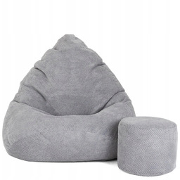 Pufa Worek Sako XXXXL Welur Premium Fotel Siedzisko Loft