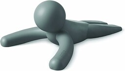 Umbra Buddy ogranicznik do drzwi, dekoracyjny ogranicznik do dużych obciążeń, węgiel drzewny